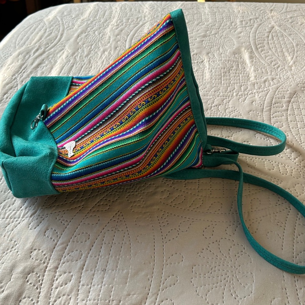 Peru Munay Multicolor Patterned Mini Backpack - image 4